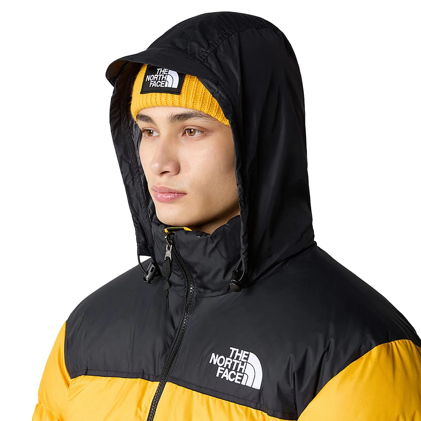 The North Face 1996 Retro Nuptse Jacket Summit Gold/Black - Image 3