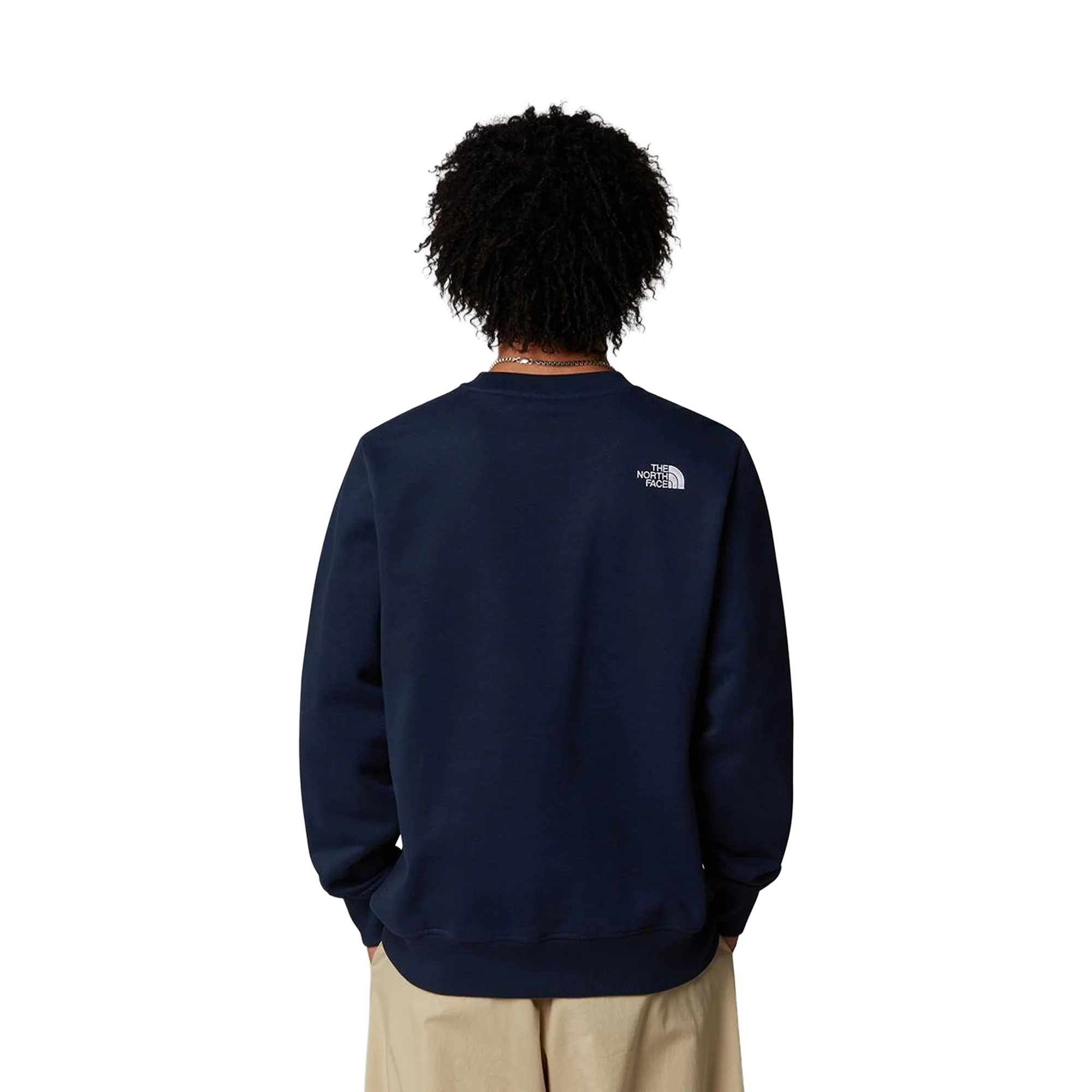 The North Face Drew Peak Crew Summit Navy - Image 2