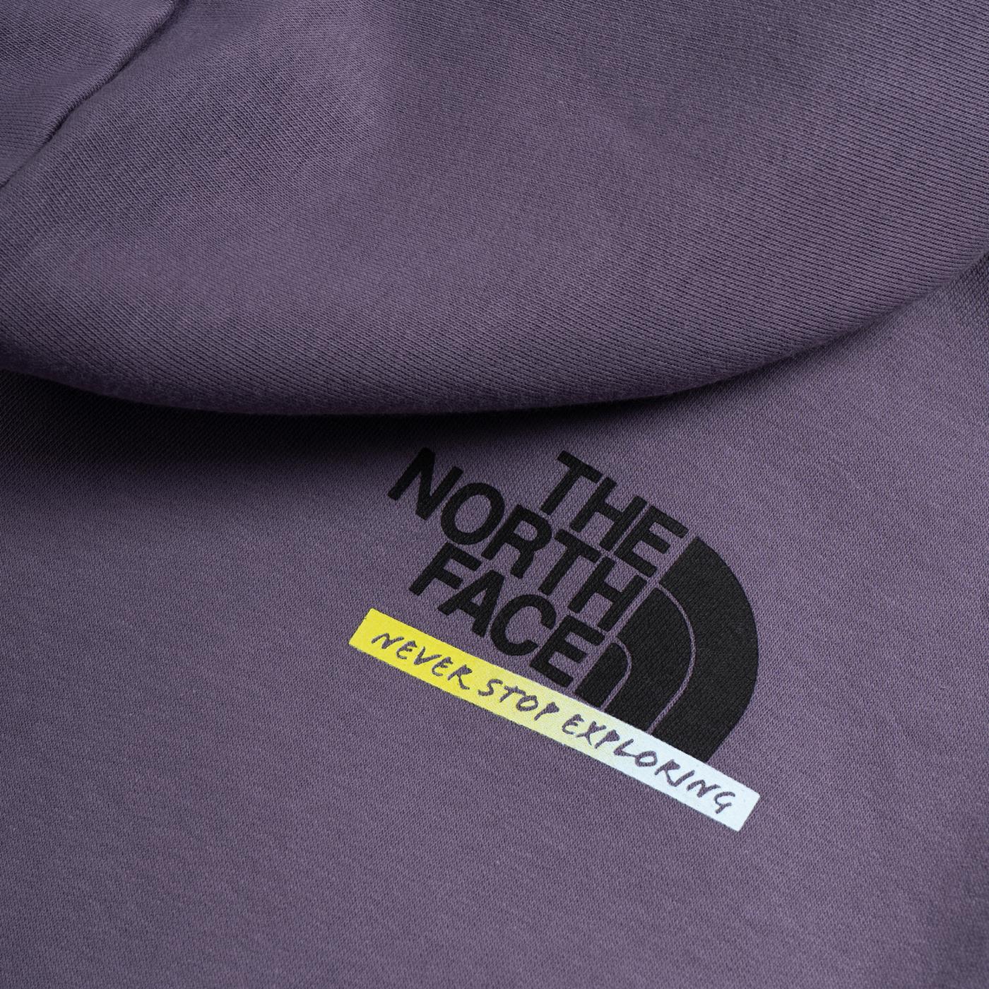 The North Face ES Graphic Hoodie Lunar Slate - Image 2