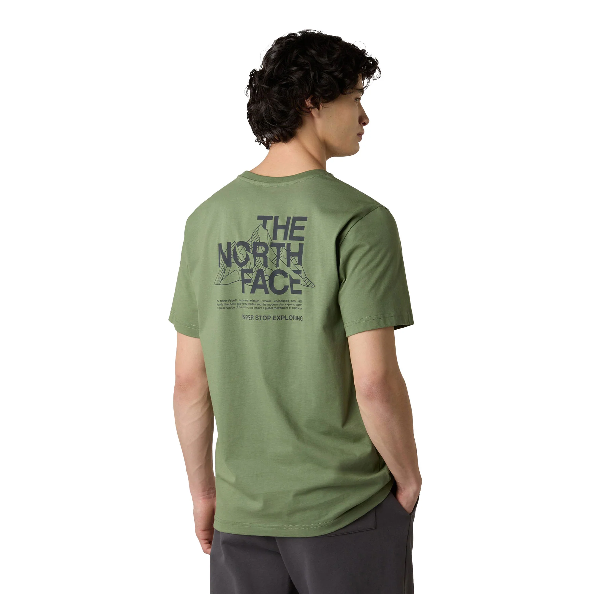 The North Face Mountain Sketch SS Tee Bark Mist