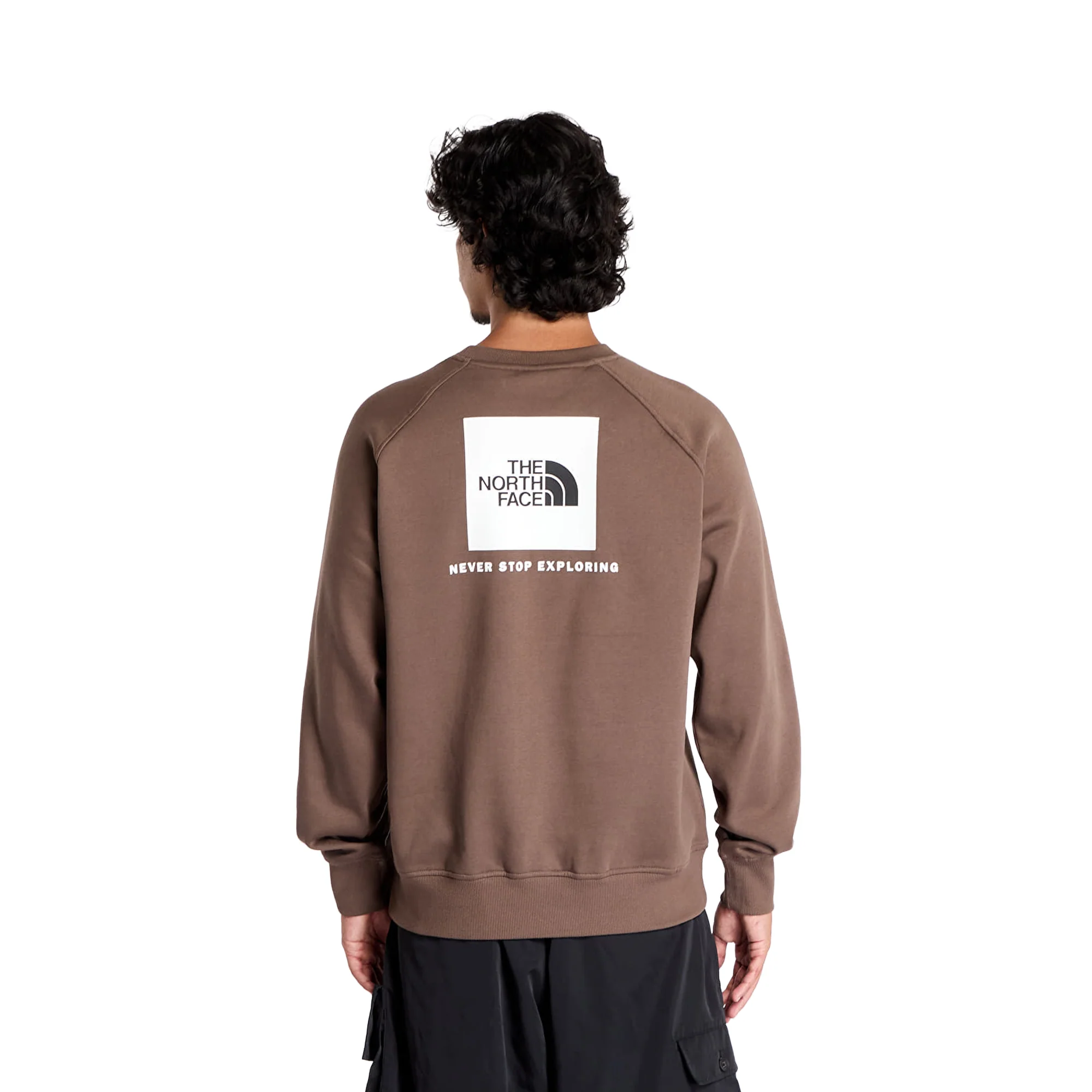 The North Face Raglan Redbox Crew Smokey Brown - Image 2