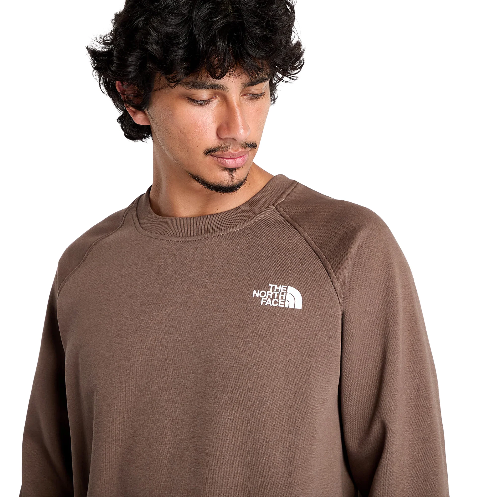 The North Face Raglan Redbox Crew Smokey Brown - Image 3