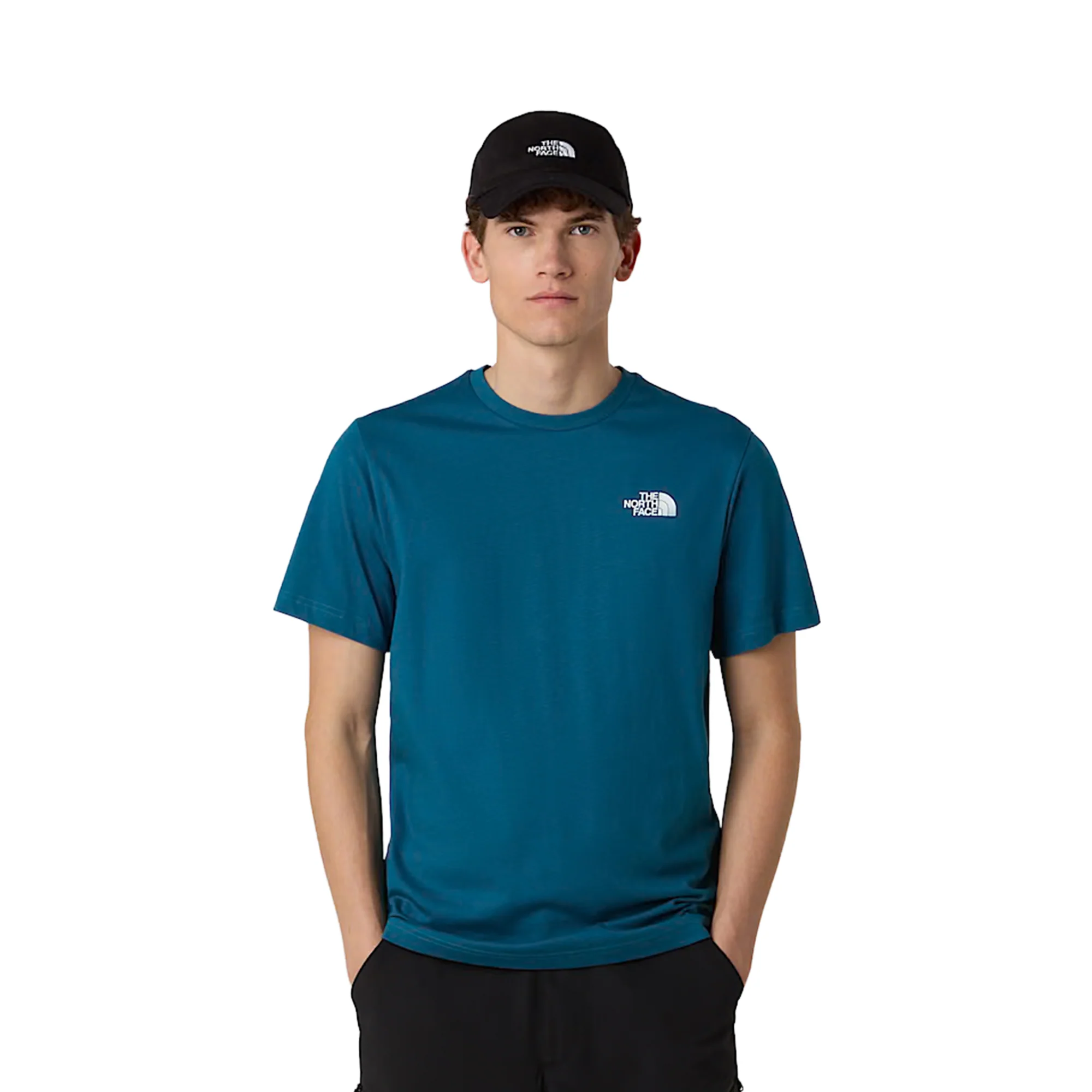 The North Face S/S Box NSE Tee Mineral Ink/TNF White - Image 2