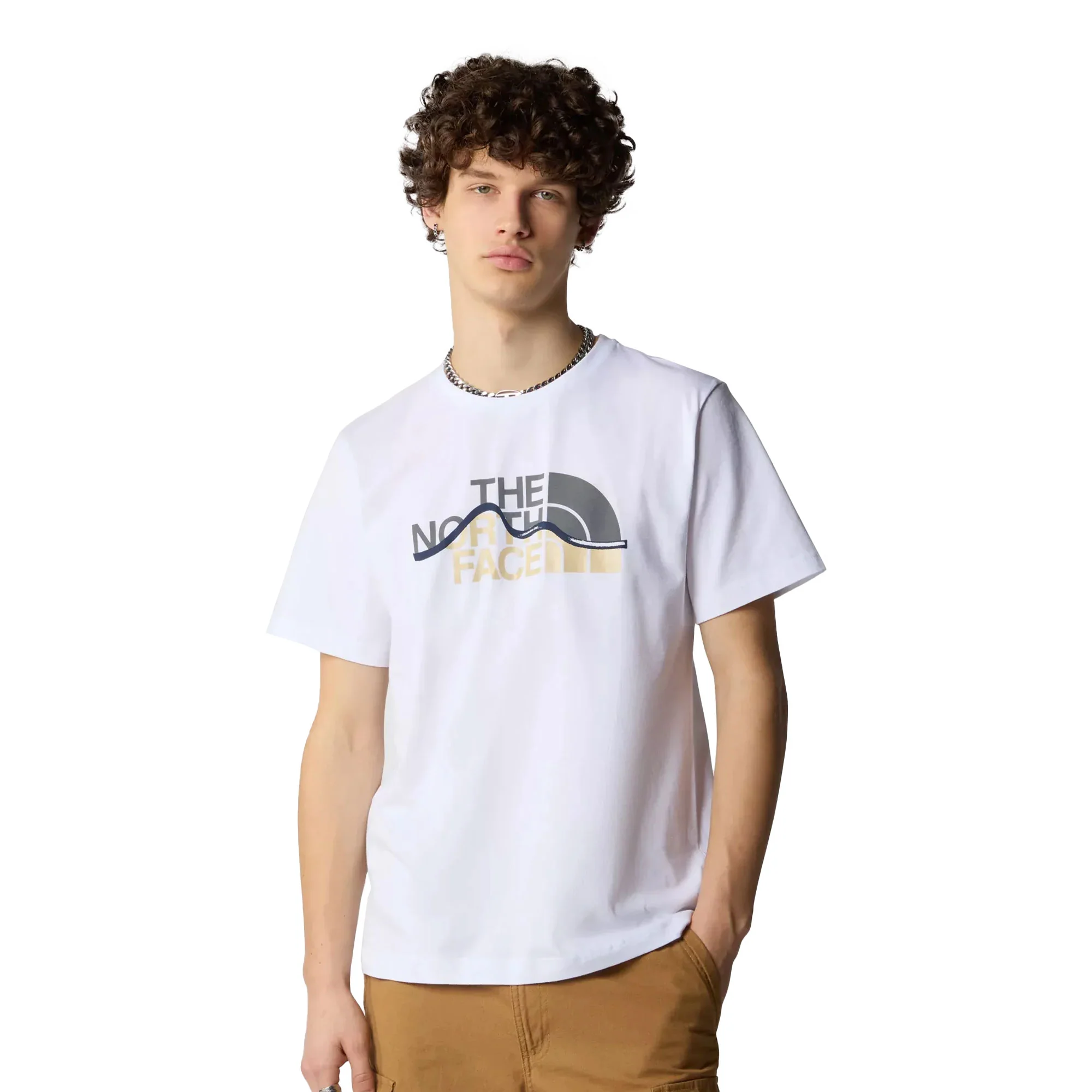 The North Face S/S Mountain Line Tee TNF White