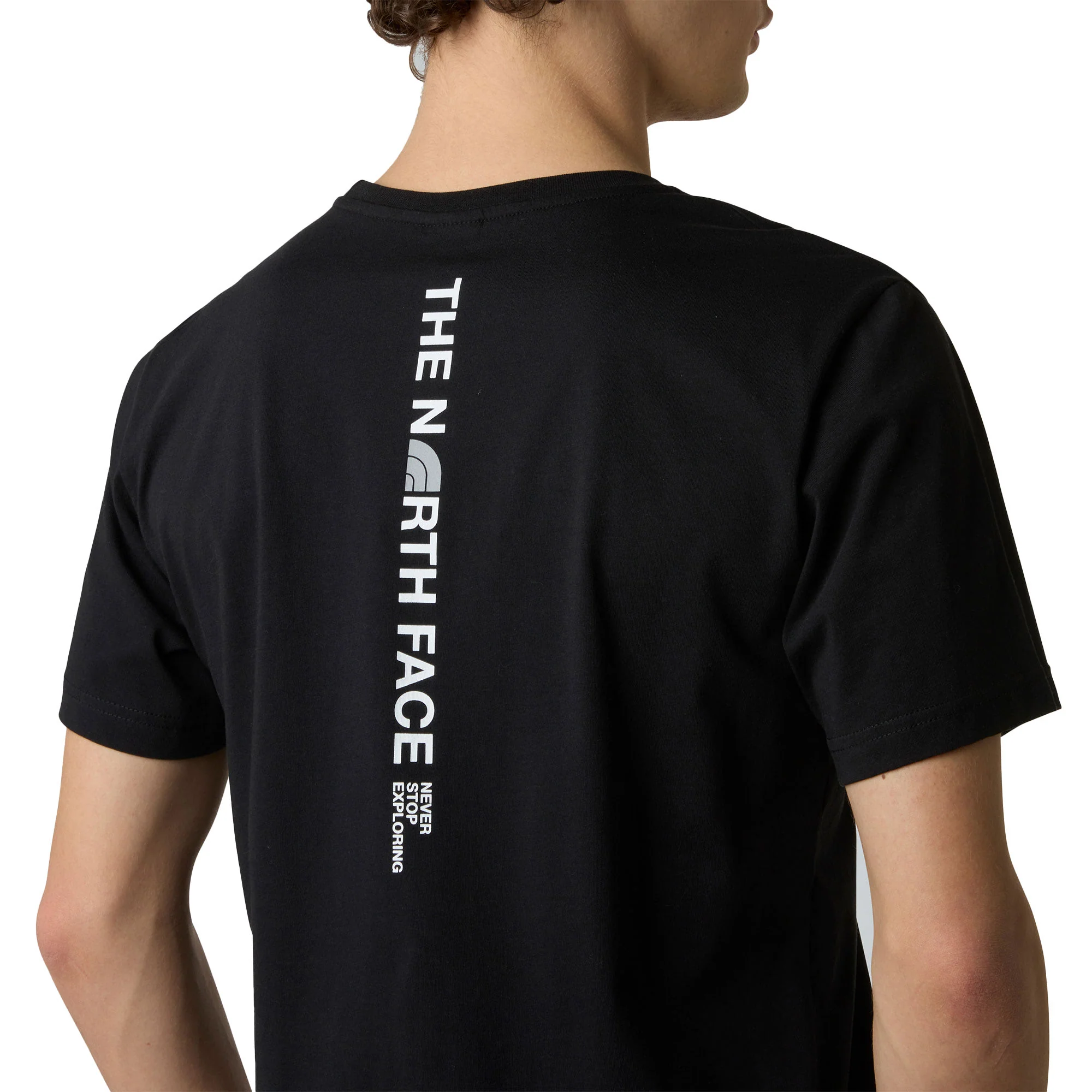 The North Face Vertical Logo SS Tee TNF Black - Image 3