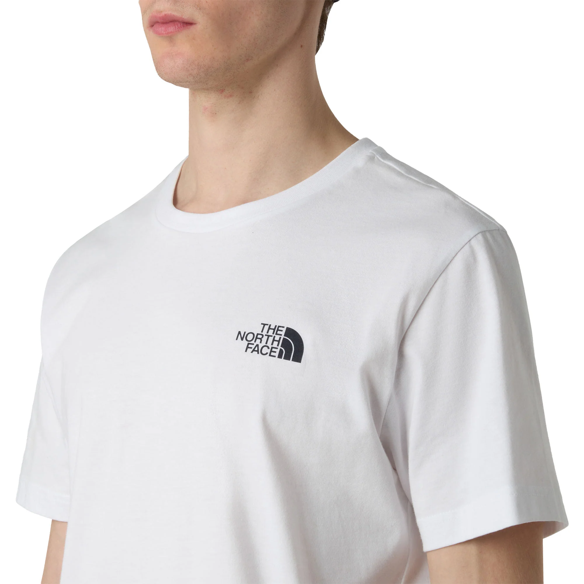 The North Face Vertical Logo SS Tee TNF White - Image 4