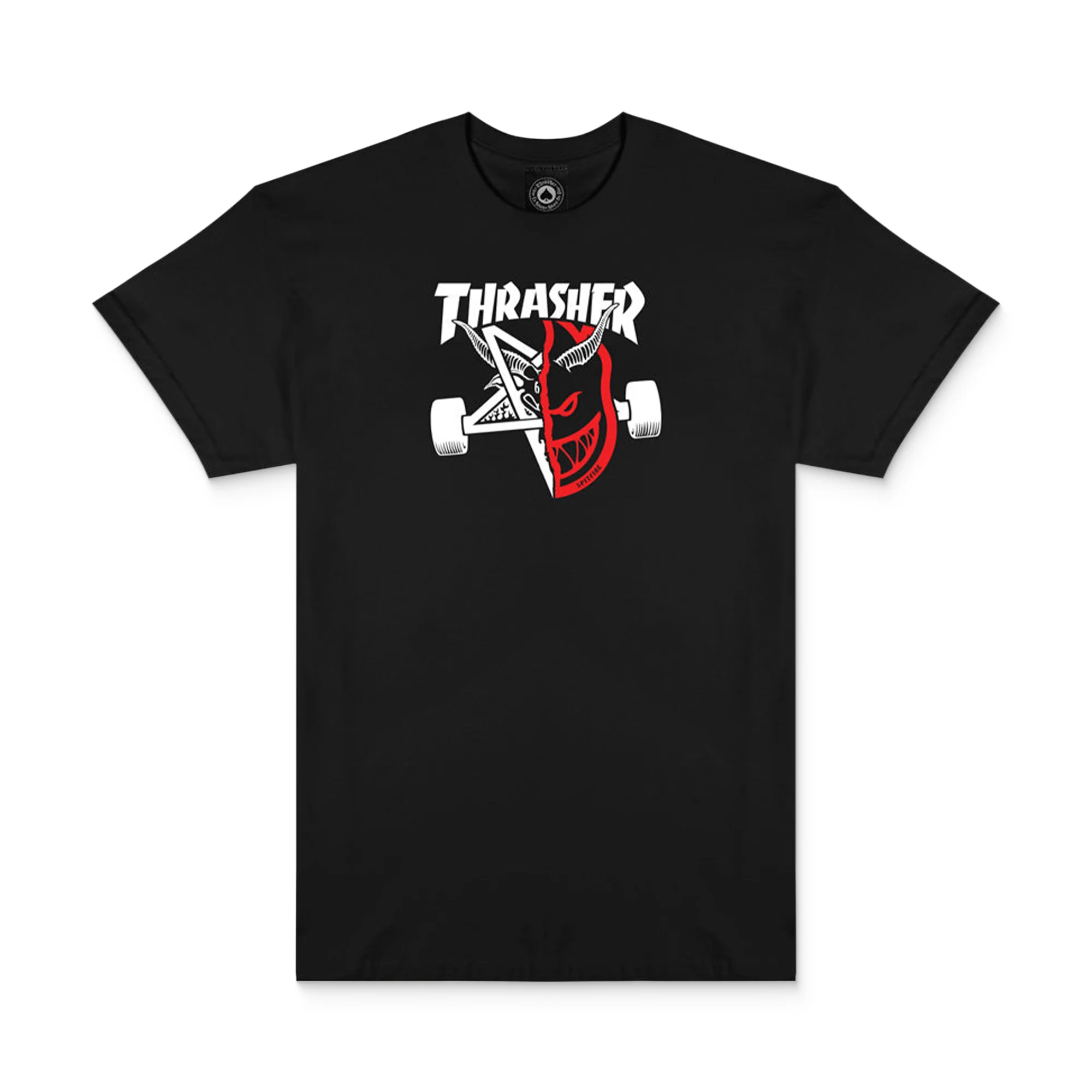 Thrasher x Spitfire Thrash & Burn Tee Black