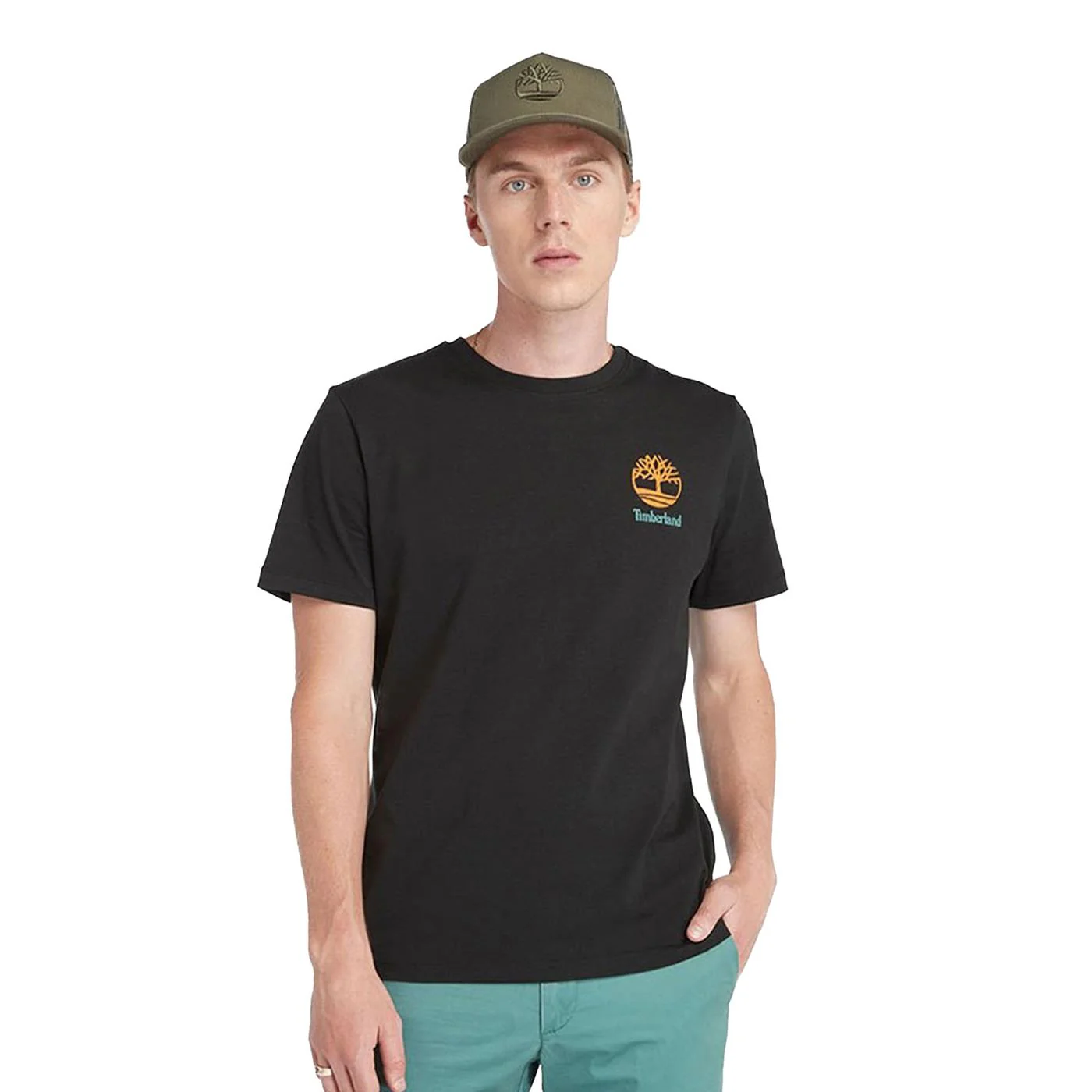Timberland Back Graphic SS Tee Black - Image 2