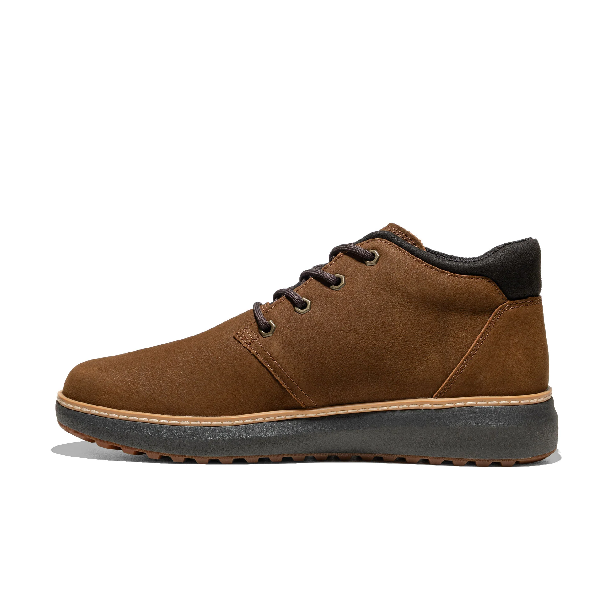 Timberland Hudson Road Mid Lace Up Chukka Boot Dark Brown - Image 3
