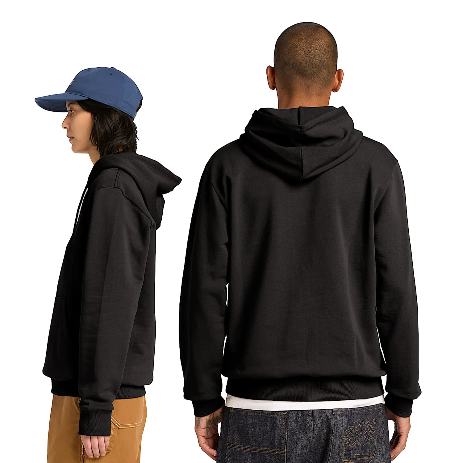 Timberland Silicon Badge Hoodie (LB) Black - Image 2