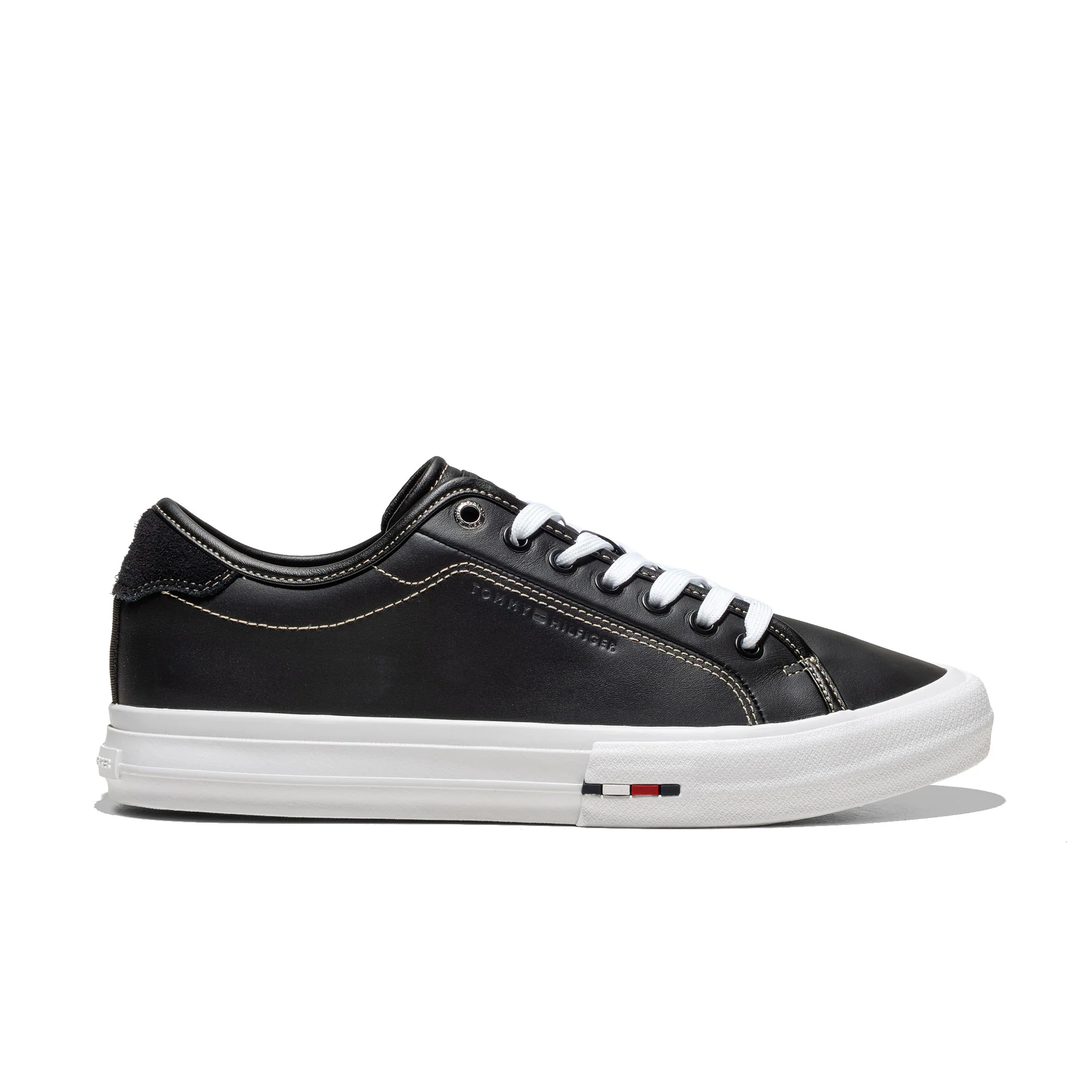 Tommy Hilfiger TH Hi Vulc Street Leather Black