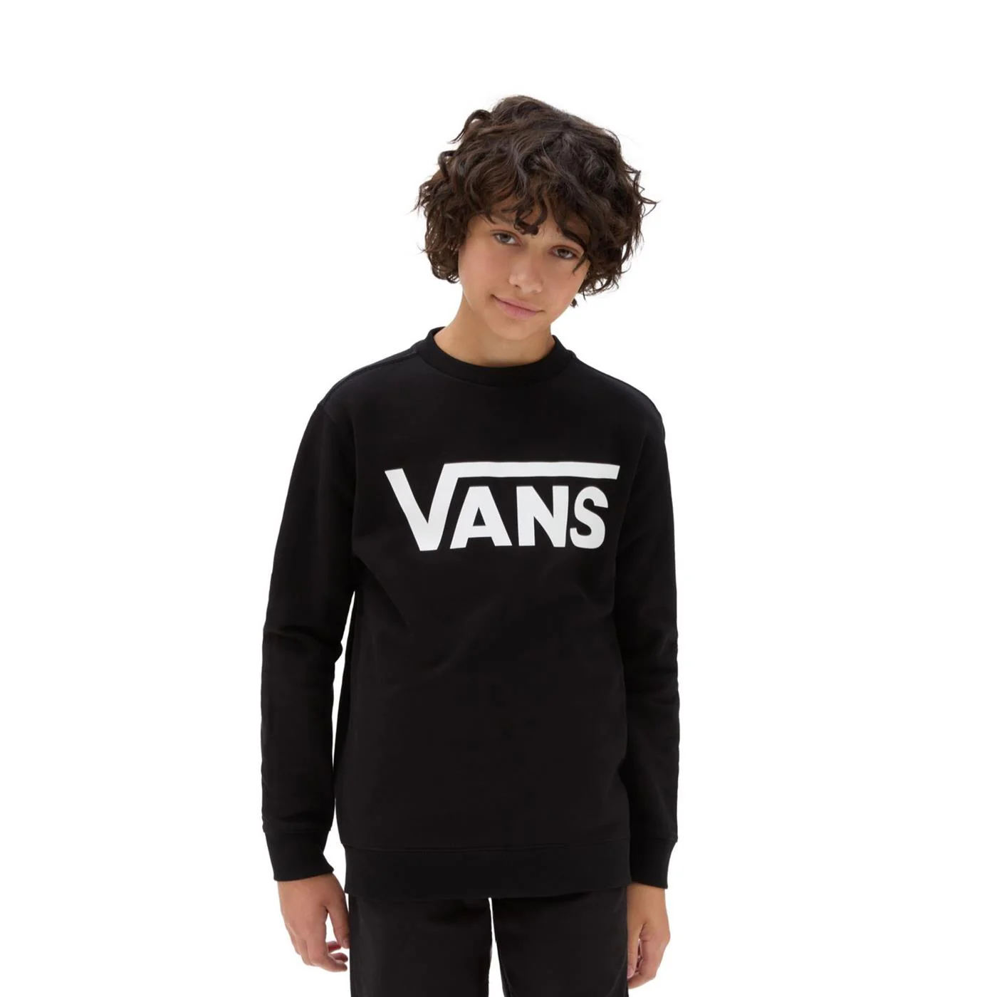 Vans Boys Classic Crew Black