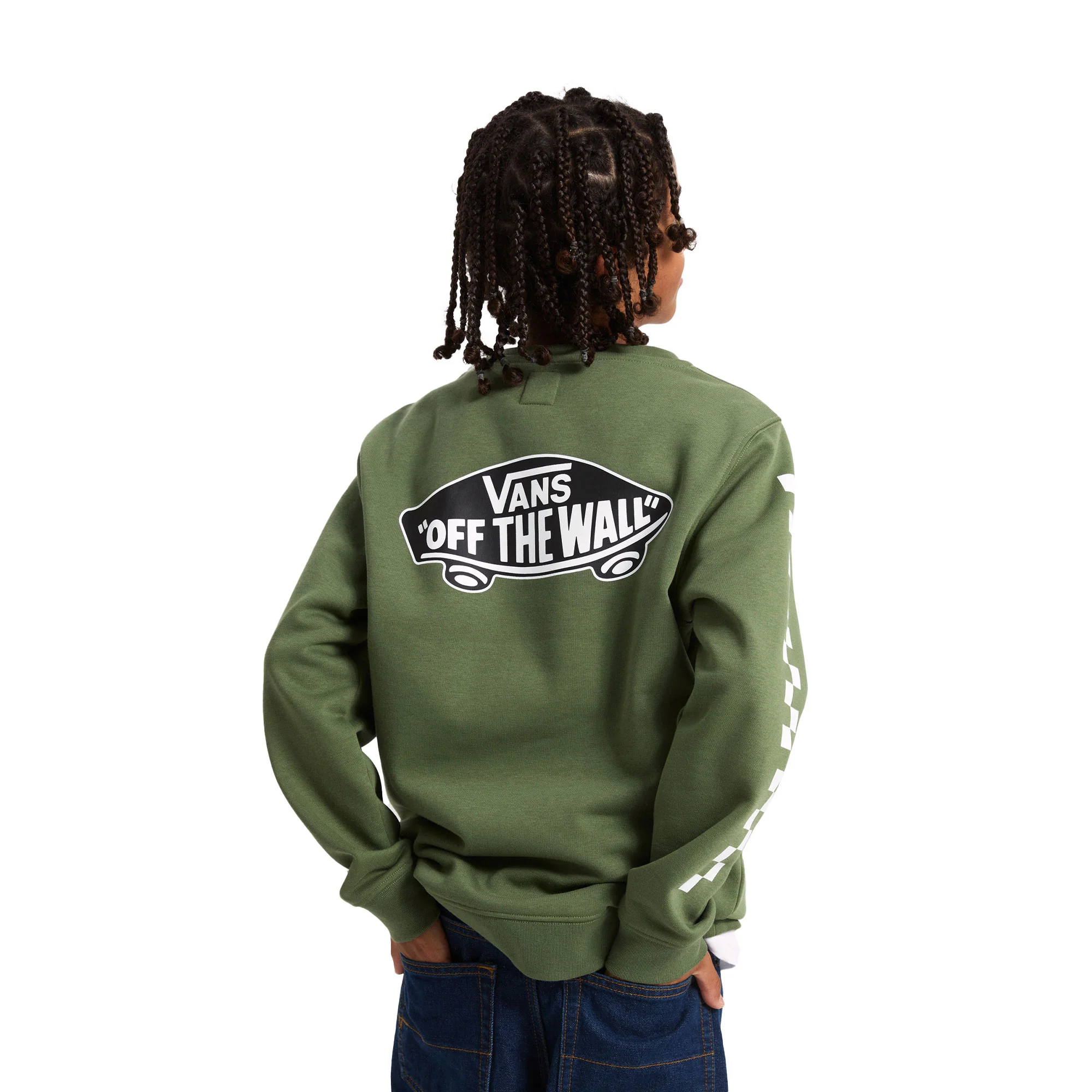 Vans Boys Exposition Check II Crew Pine Forest