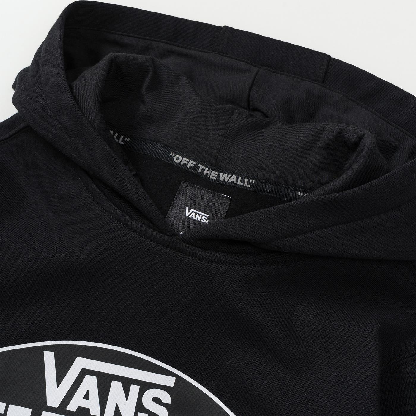 Vans Boys OTW Pullover Fleece Black/White Outline - Image 2