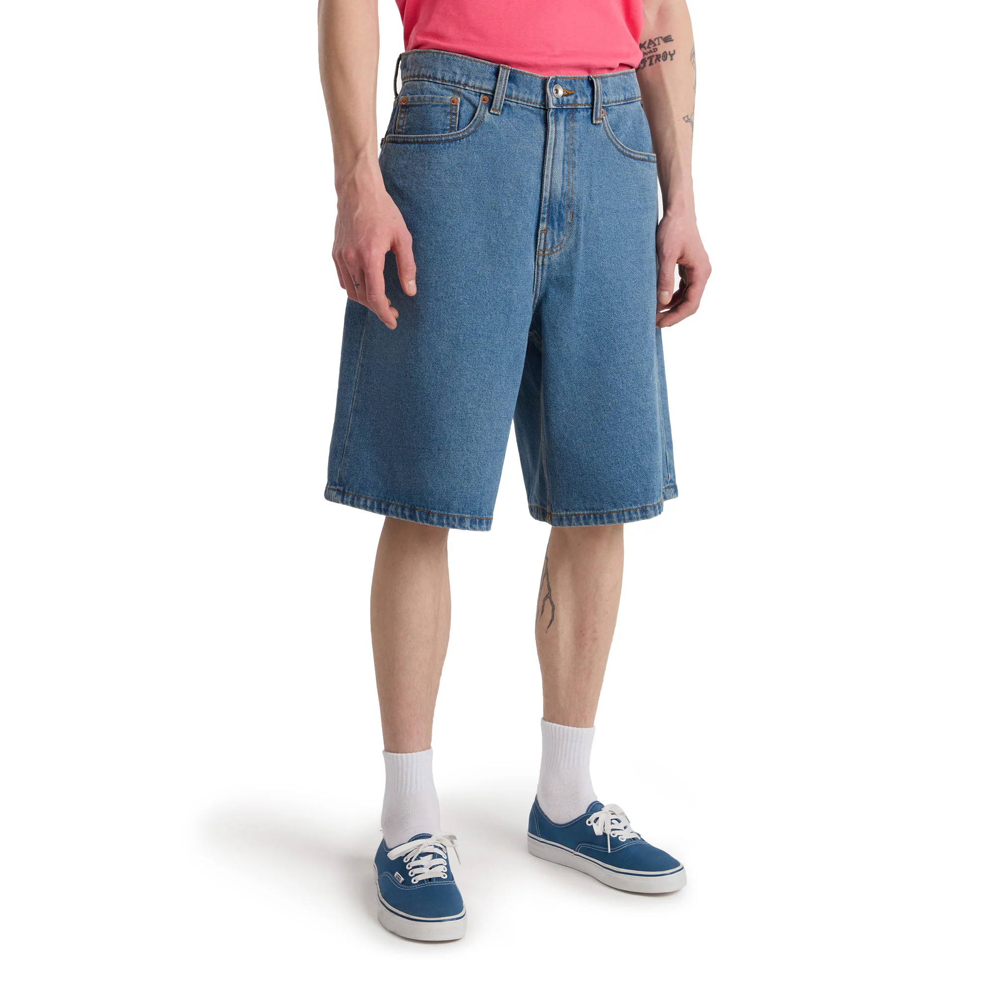Vans Check-5 Baggy Denim Short Stonewash/Blue
