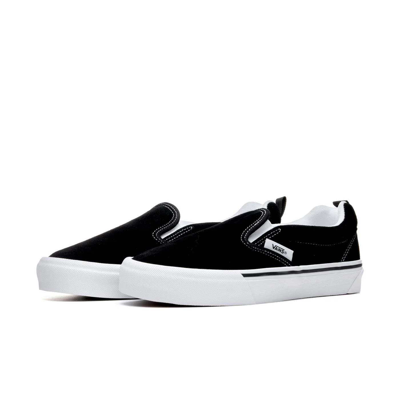 Vans Knu Slip Black/True White - Image 3