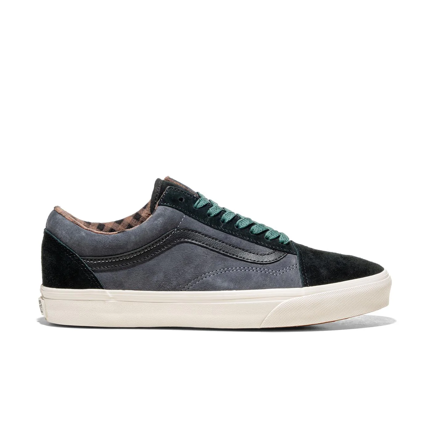 Vans Old Skool Pig Suede Plaid Gray/Black