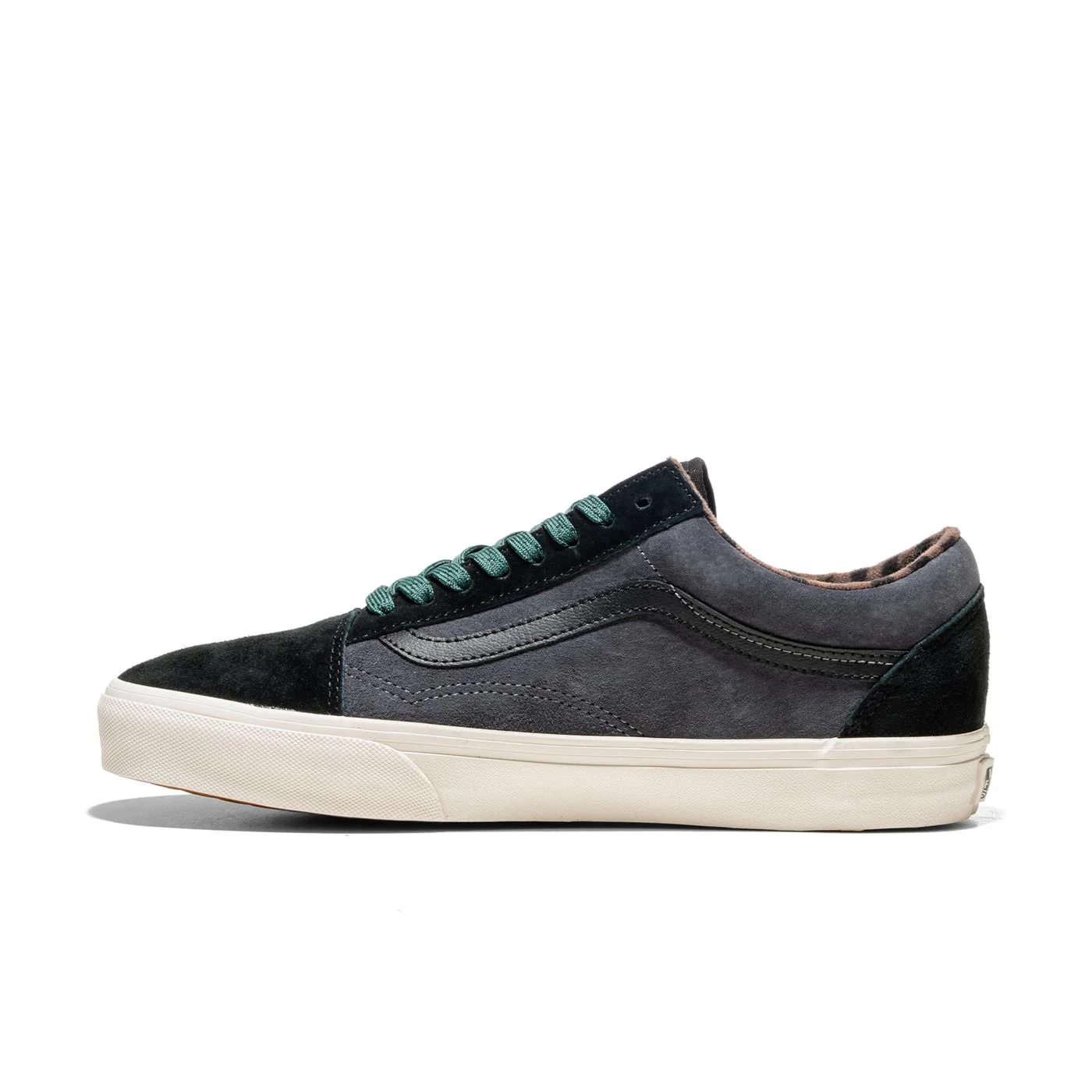Vans Old Skool Pig Suede Plaid Gray/Black - Image 2