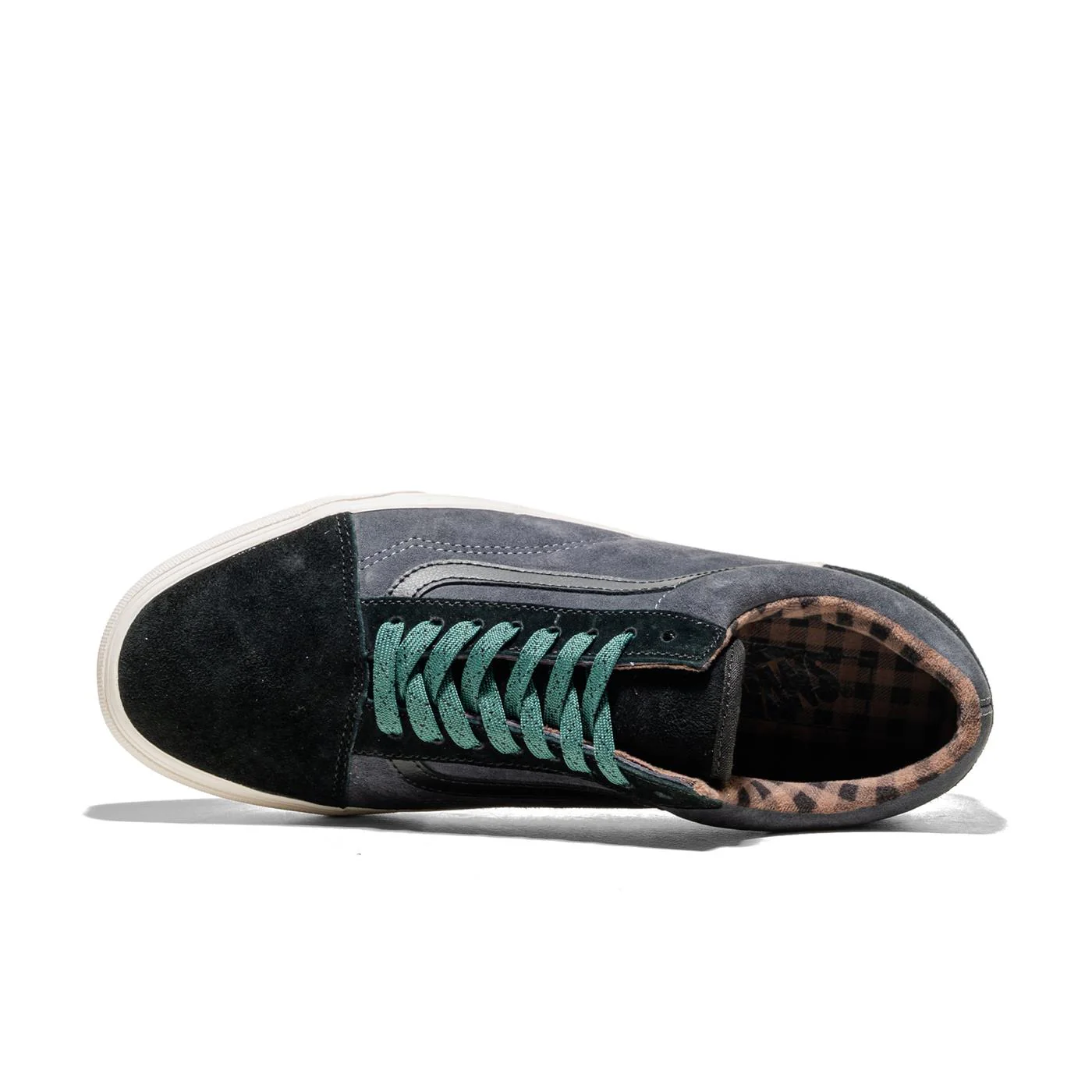 Vans Old Skool Pig Suede Plaid Gray/Black - Image 6