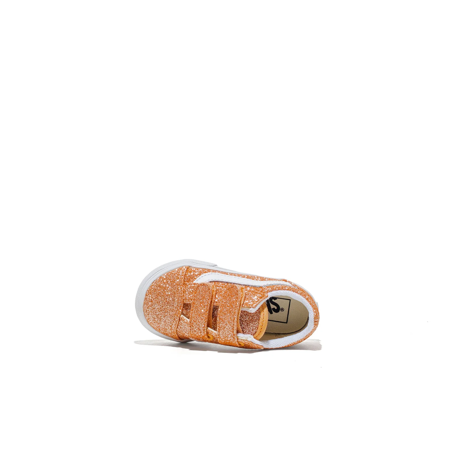 Vans Old Skool V Glitter Apricot Glow - Image 5