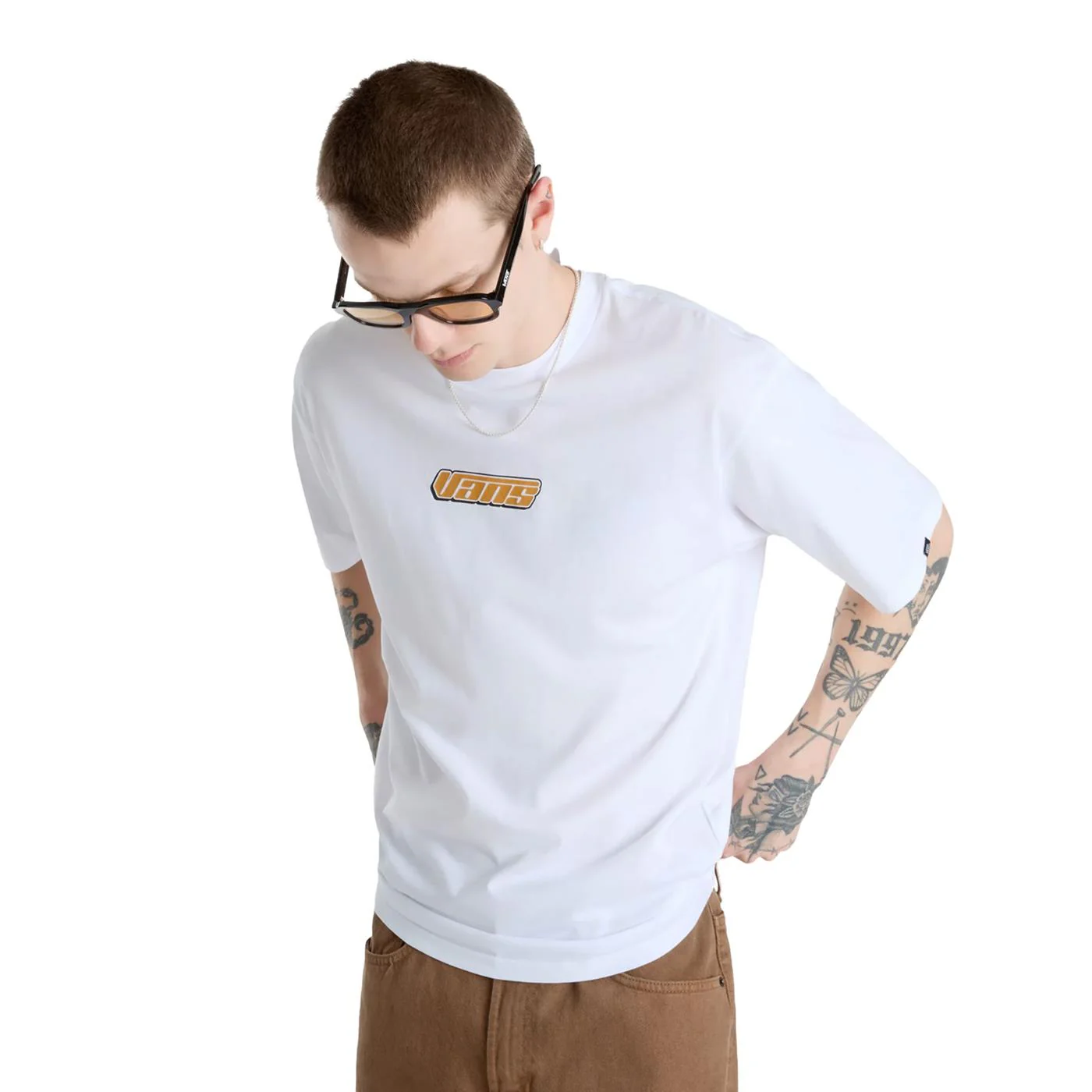 Vans Retro V SS Tee White