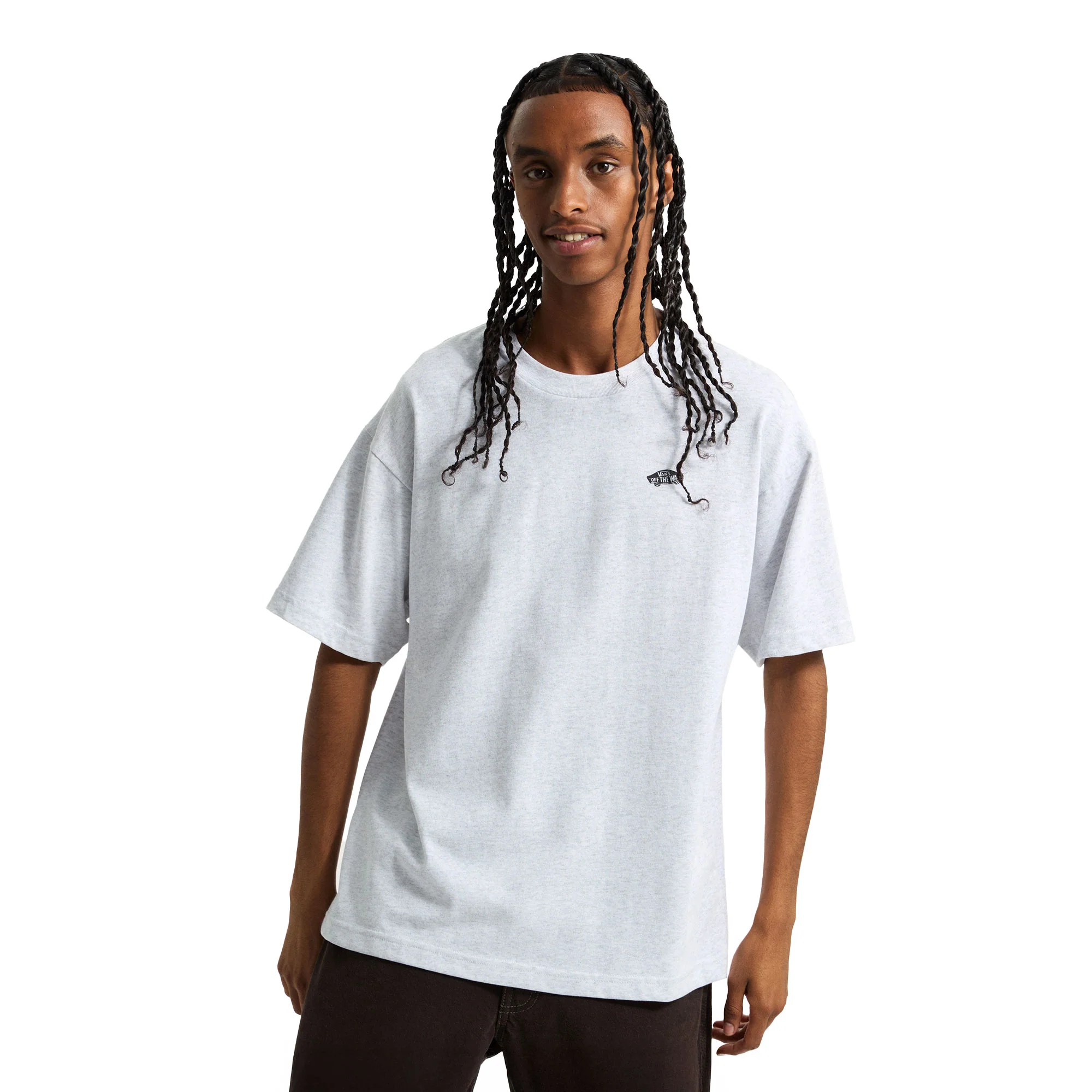 Vans Style 76 II Loose SS Tee Light Grey - Image 2
