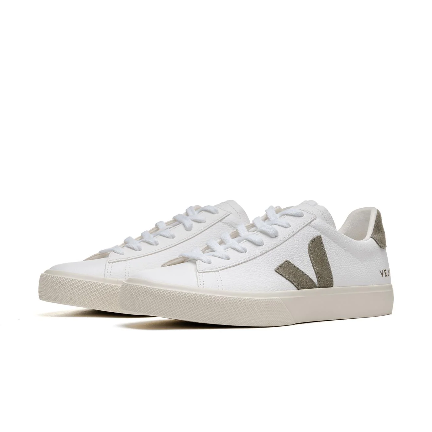Veja Campo Chromefree Extra-White/Khaki - Image 3