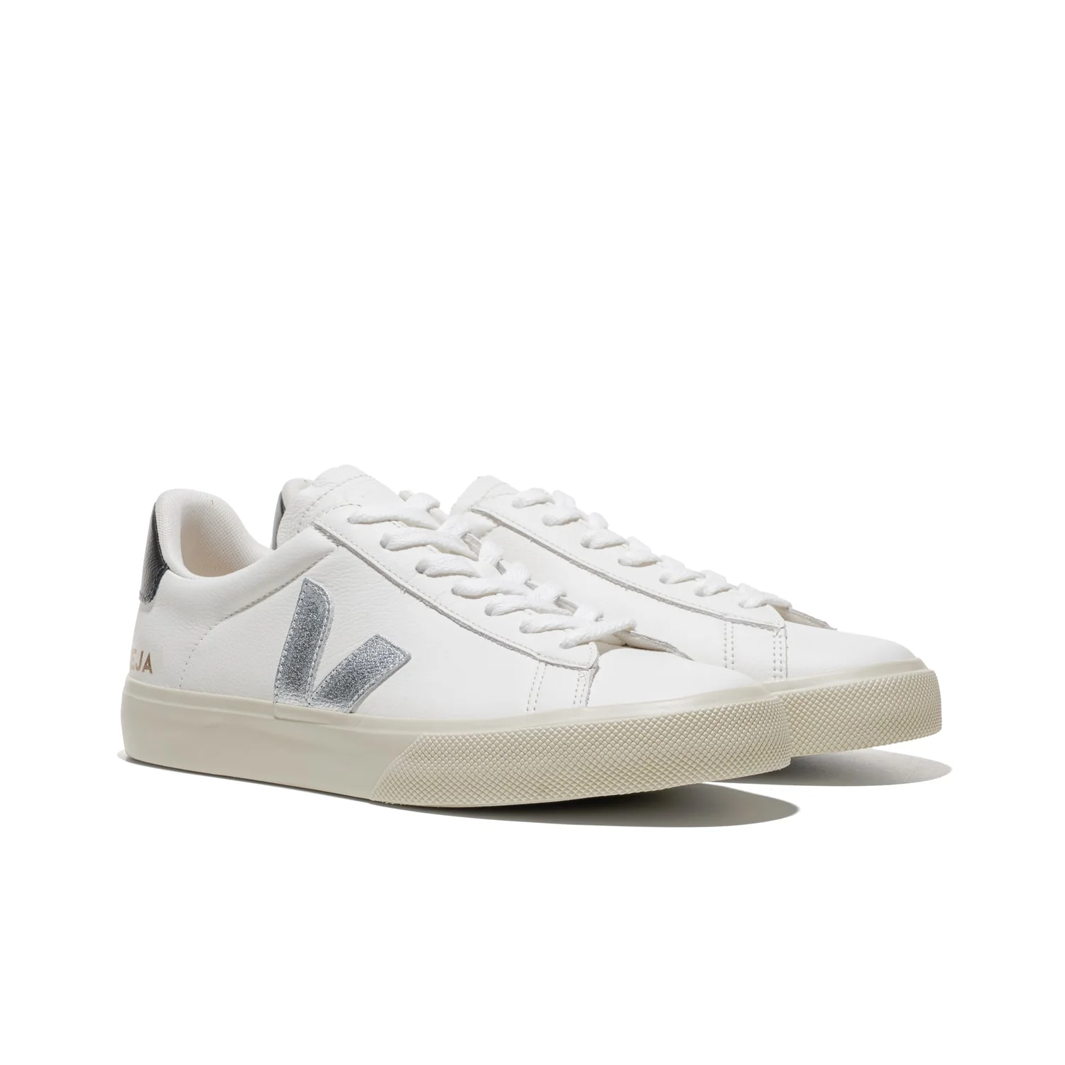 Veja Campo Leather White/Silver/Black - Image 3
