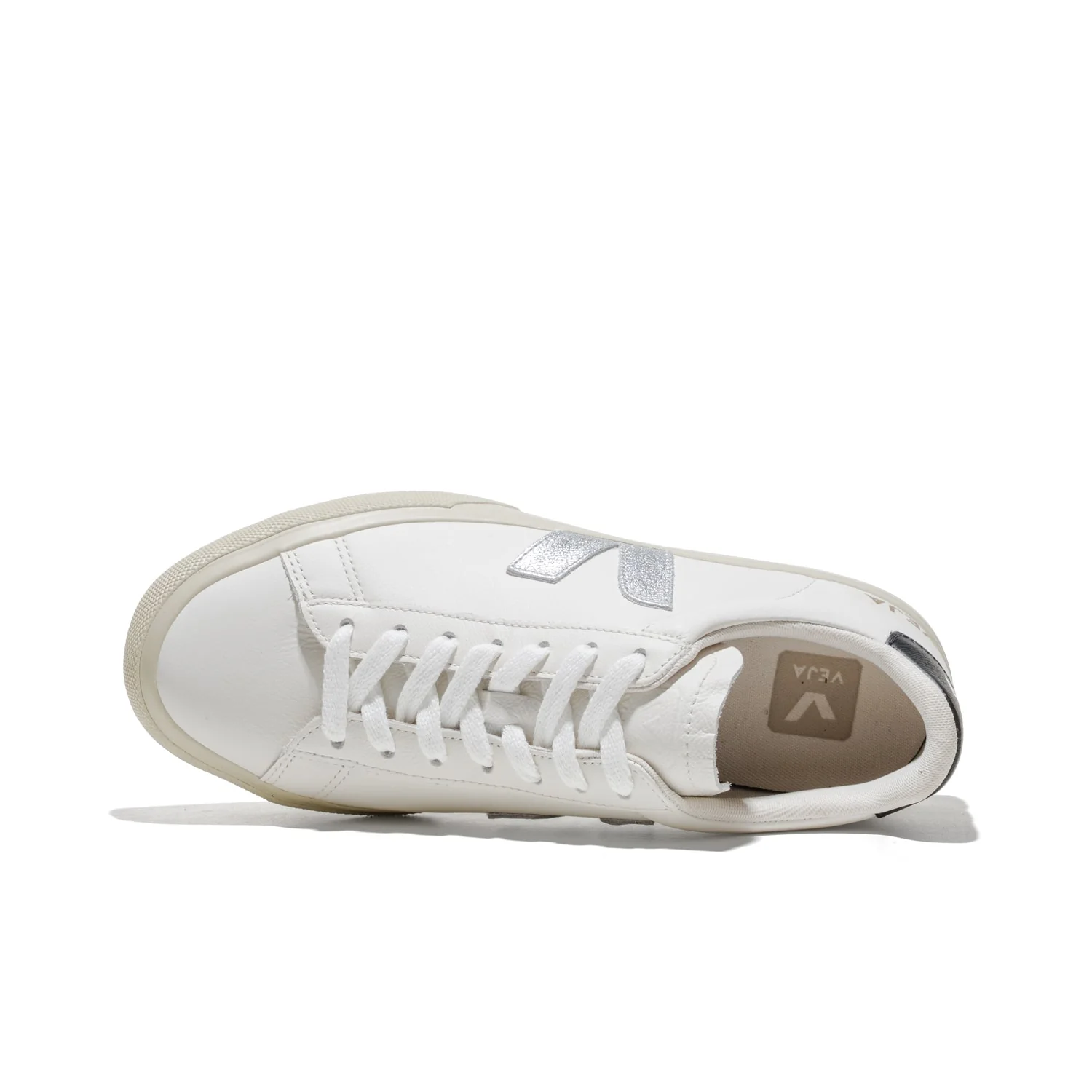 Veja Campo Leather White/Silver/Black - Image 5