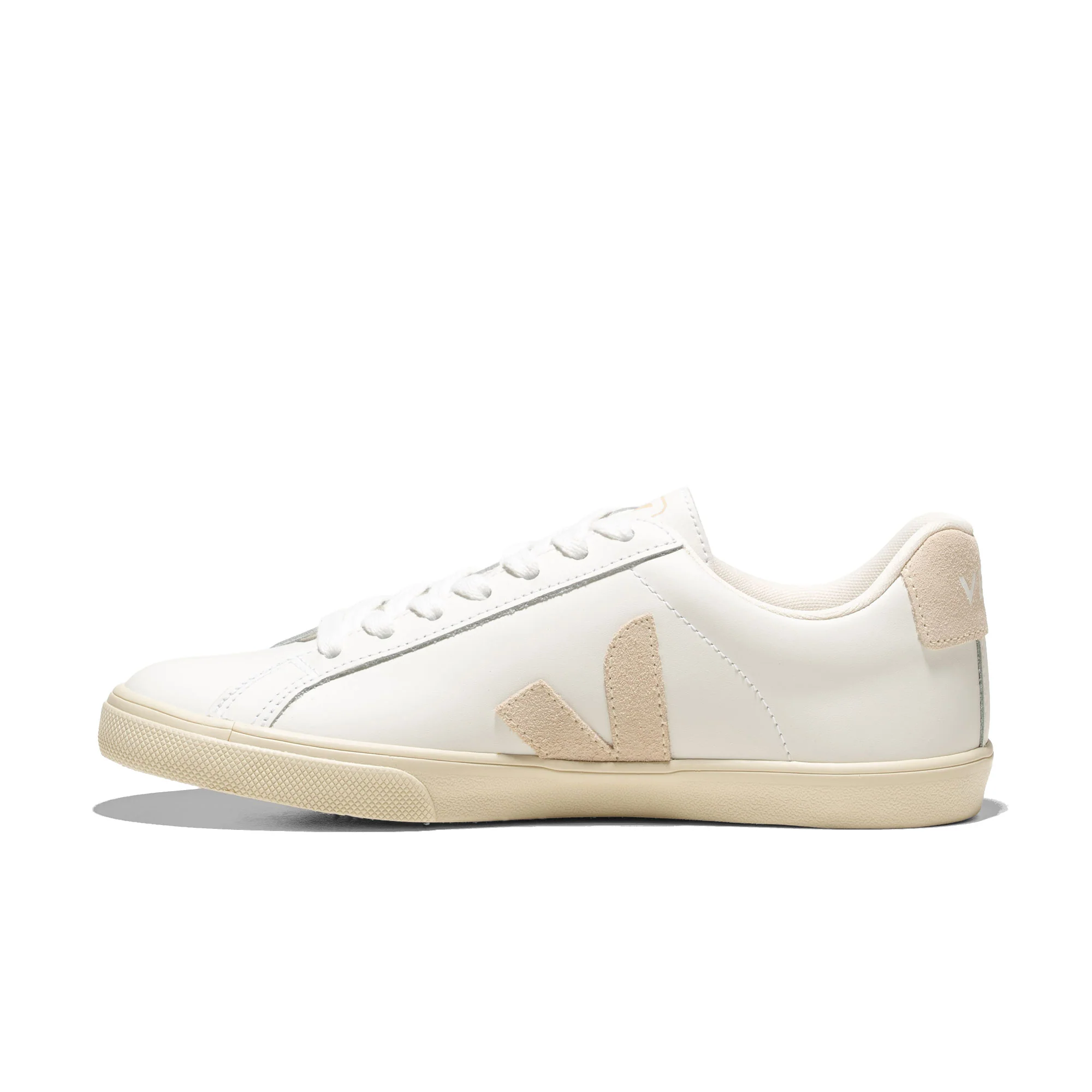 Veja Esplar Logo Leather White/Sable - Image 3