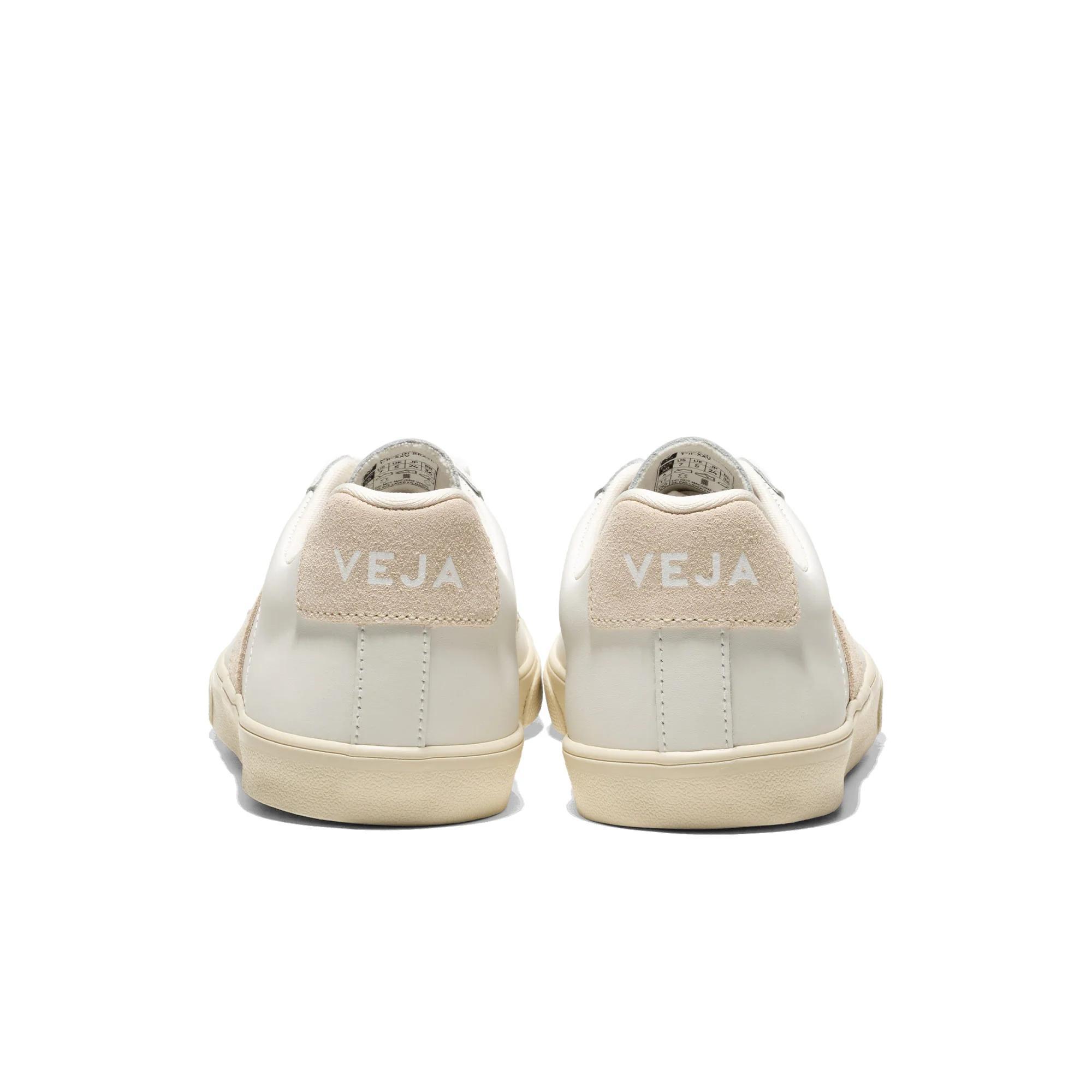Veja Esplar Logo Leather White/Sable - Image 4