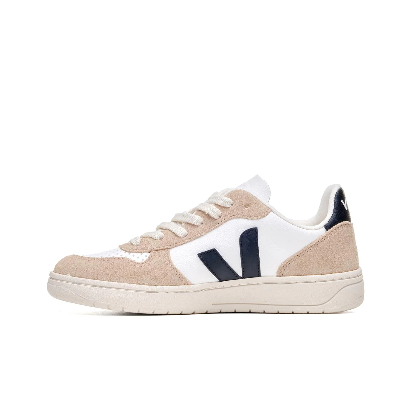 Veja V-10 Chromefree Extra-White/Black/Sahara - Image 2