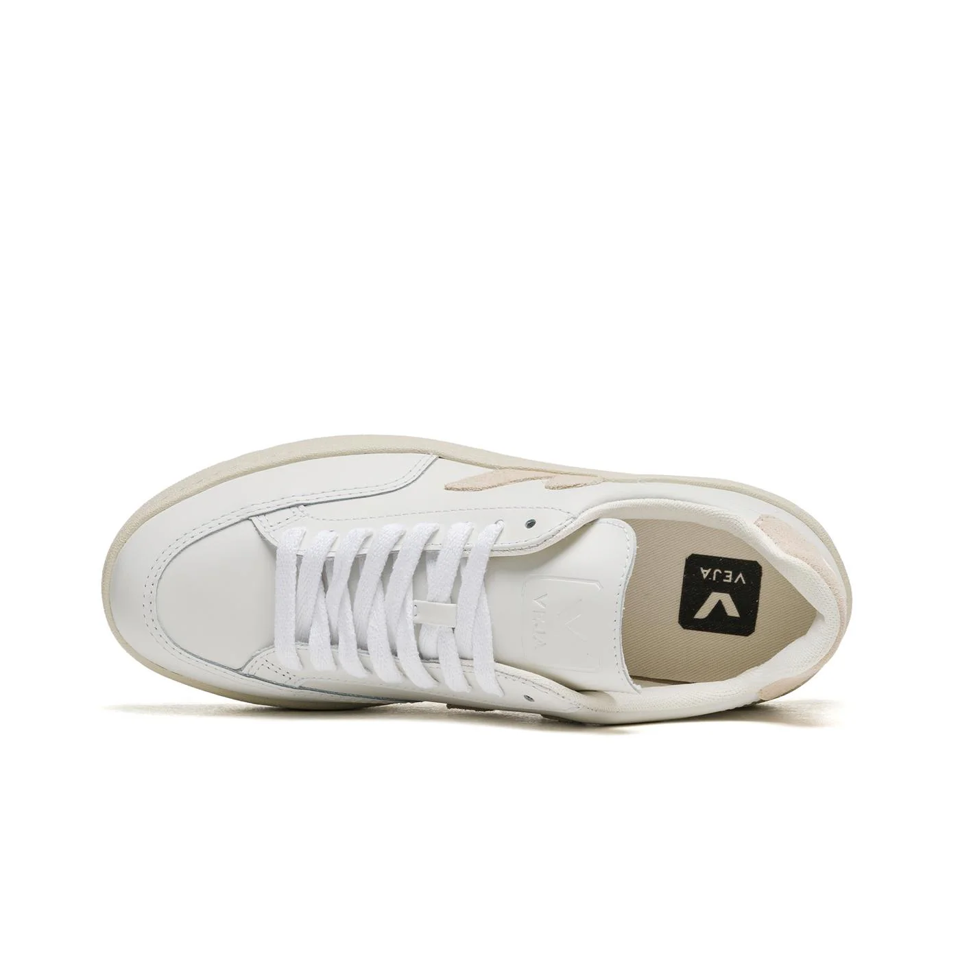 Veja V-12 Leather Extra-White/Sable - Image 7