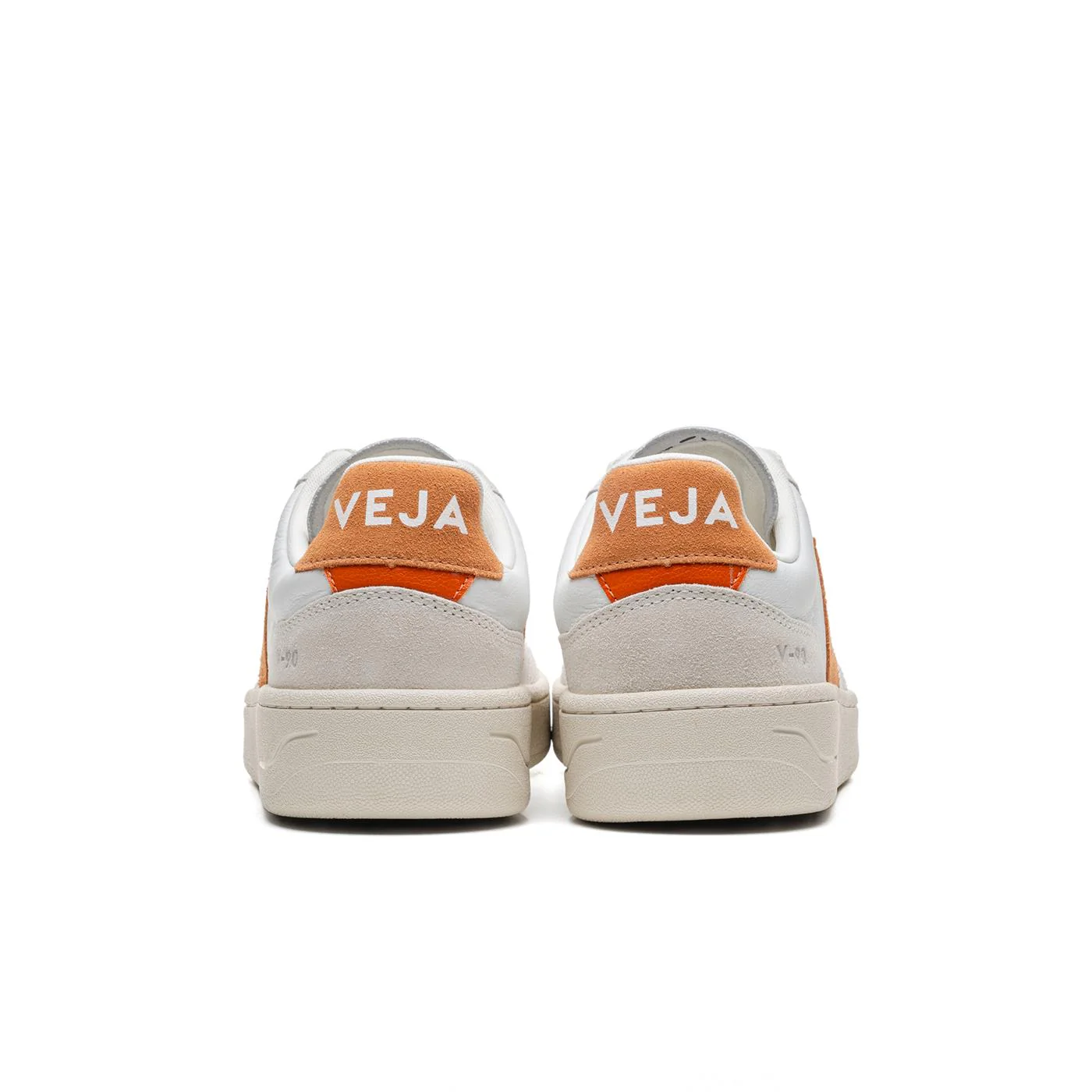 Veja V-90 O.T. Leather Extra-White/Umber - Image 4