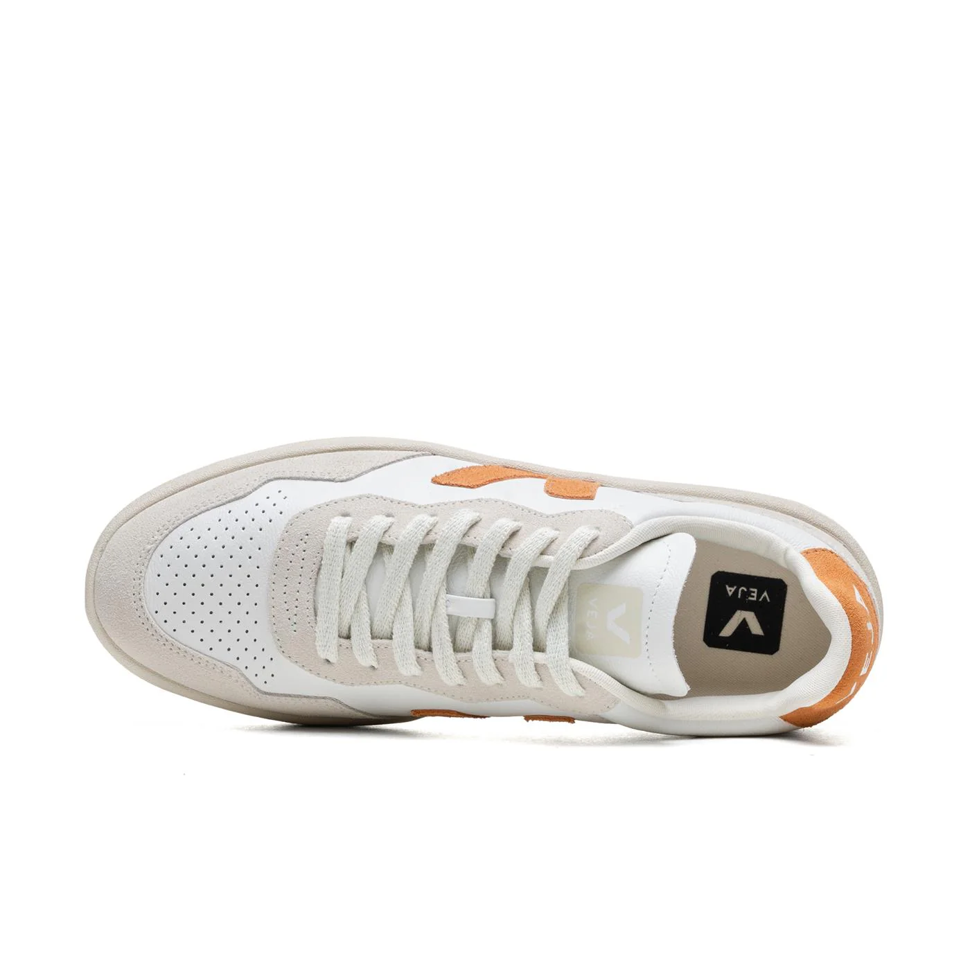 Veja V-90 O.T. Leather Extra-White/Umber - Image 5