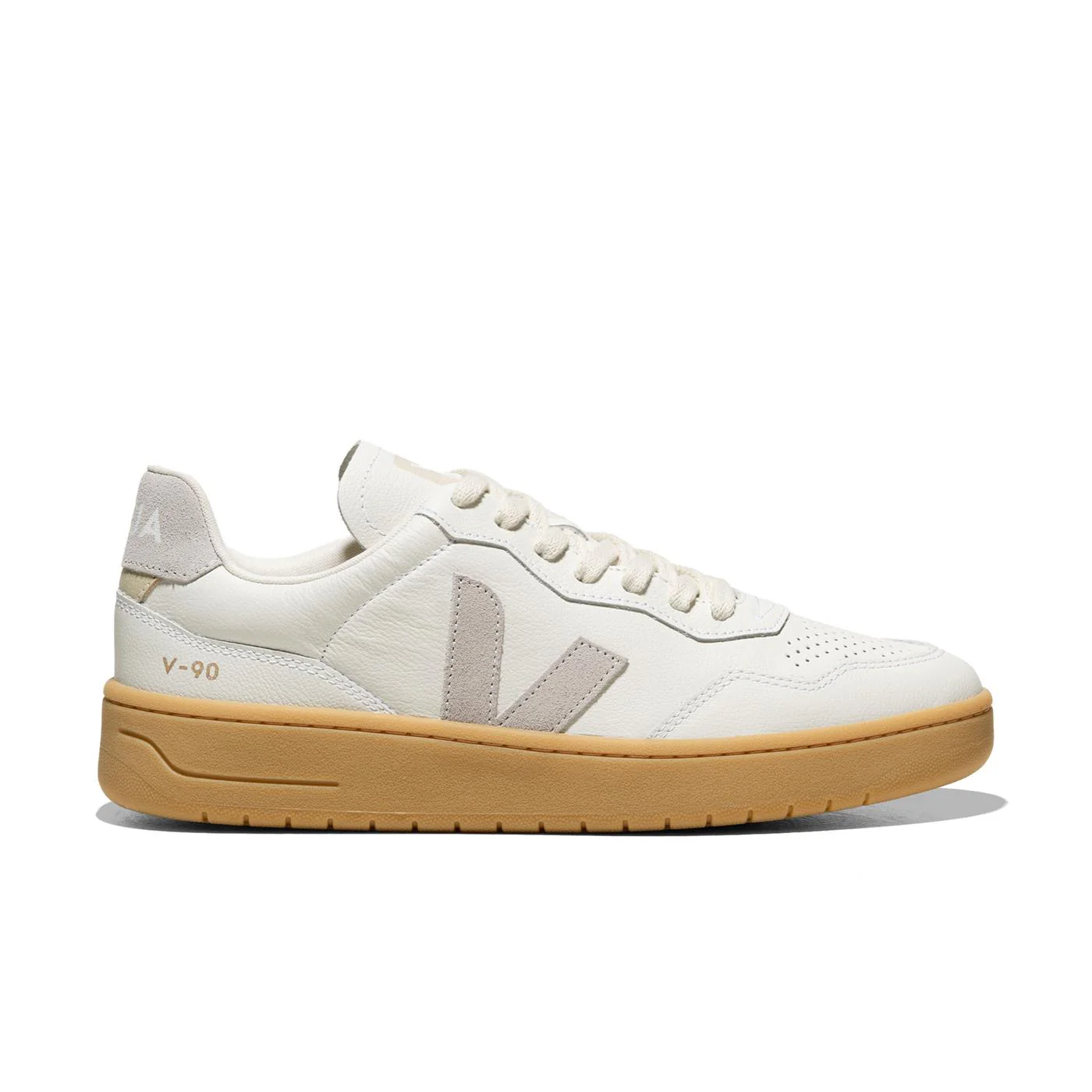 Veja V-90 O.T. Leather White/Light Grey/Natural