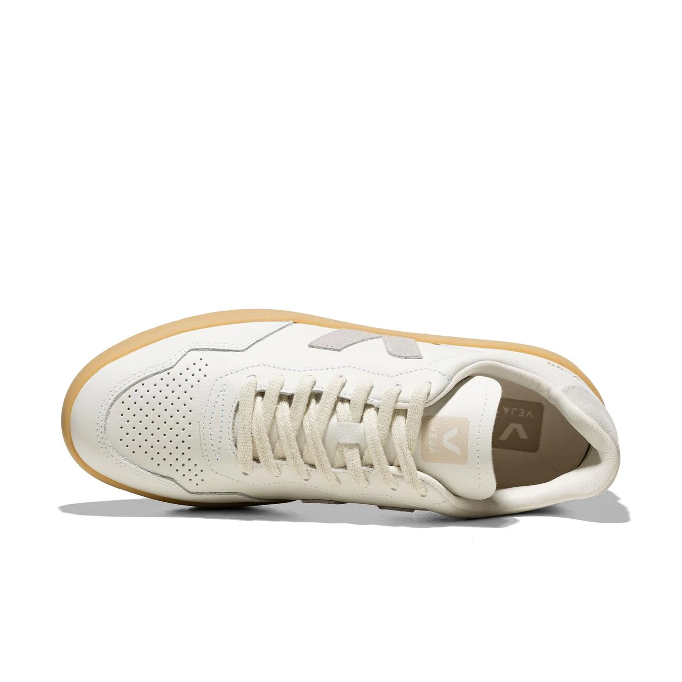 Veja V-90 O.T. Leather White/Light Grey/Natural - Image 5