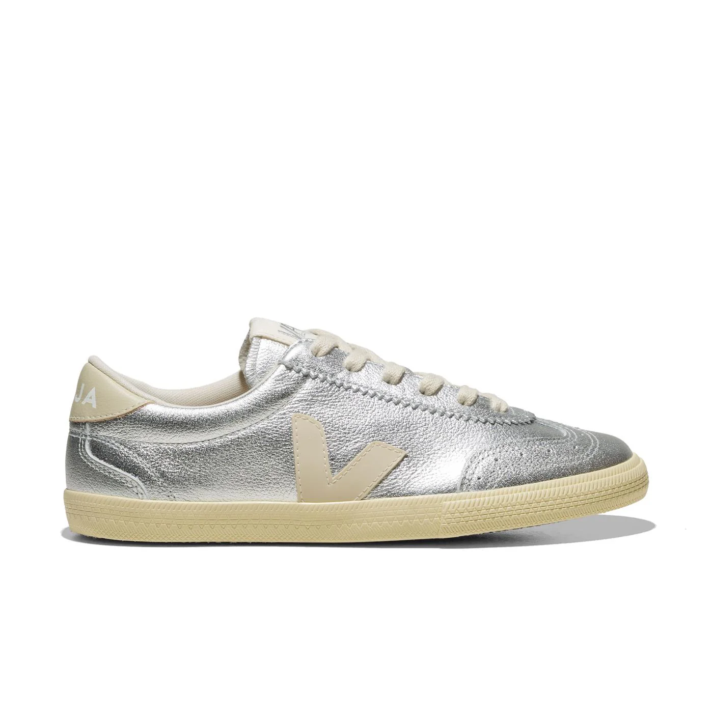 Veja Volley O.T. Leather Silver/Pierre