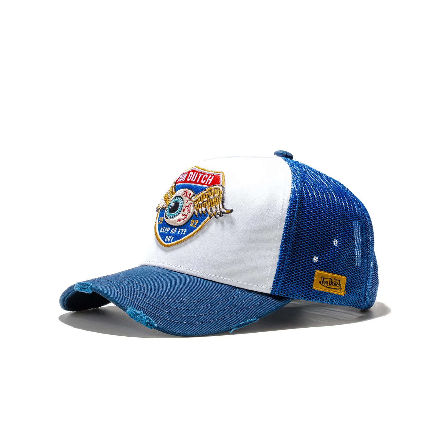 Von Dutch Trucker Cap White/Royal - Image 2